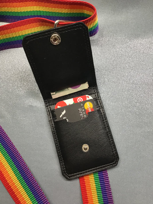 Rainbow Mouse Cell Phone Sling with Wallet