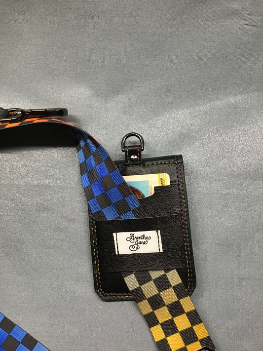 Checkered Dreams Cell Phone Sling with Wallet