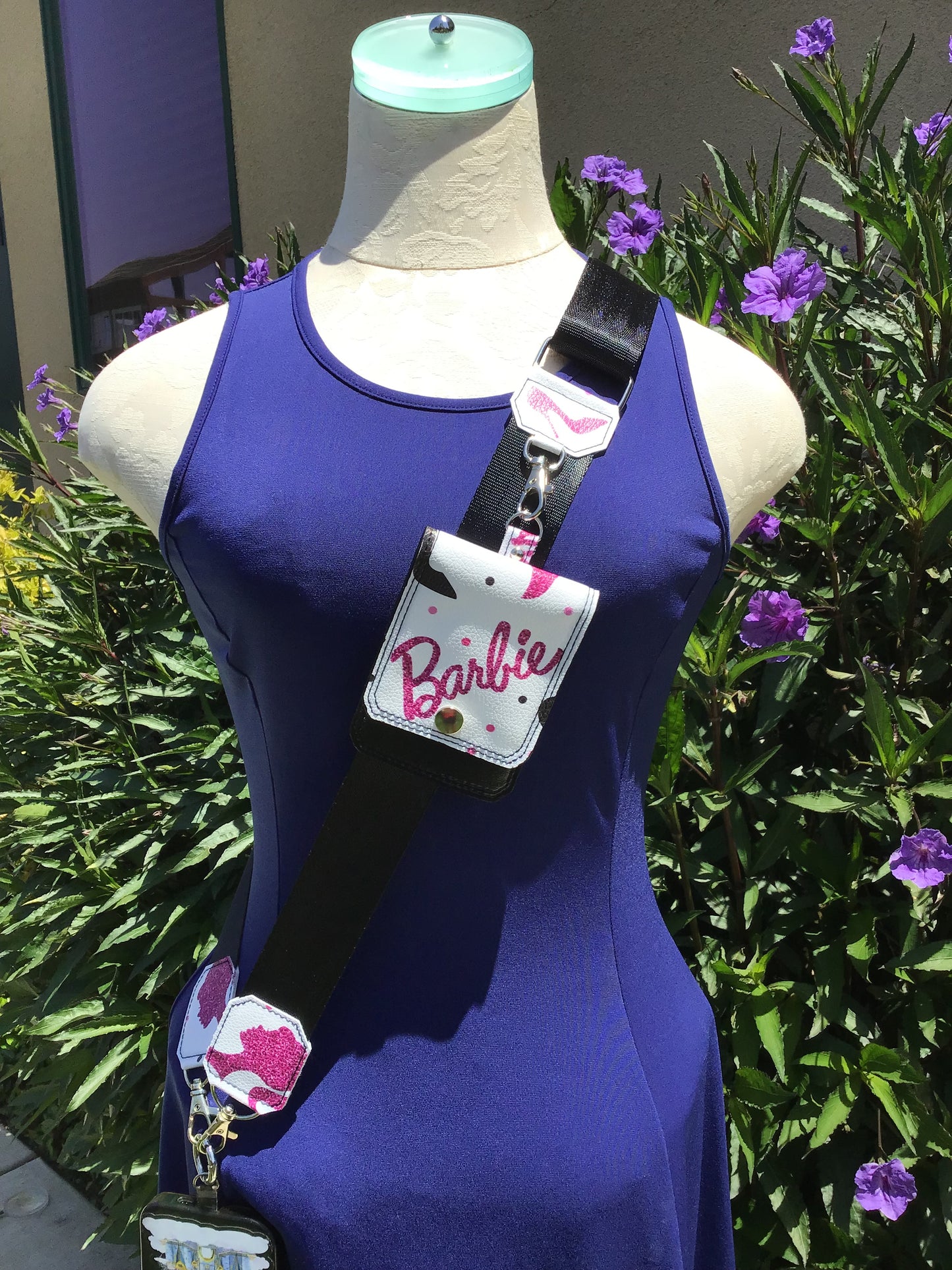 Plastic Beauty Cell Phone Sling with Wallet