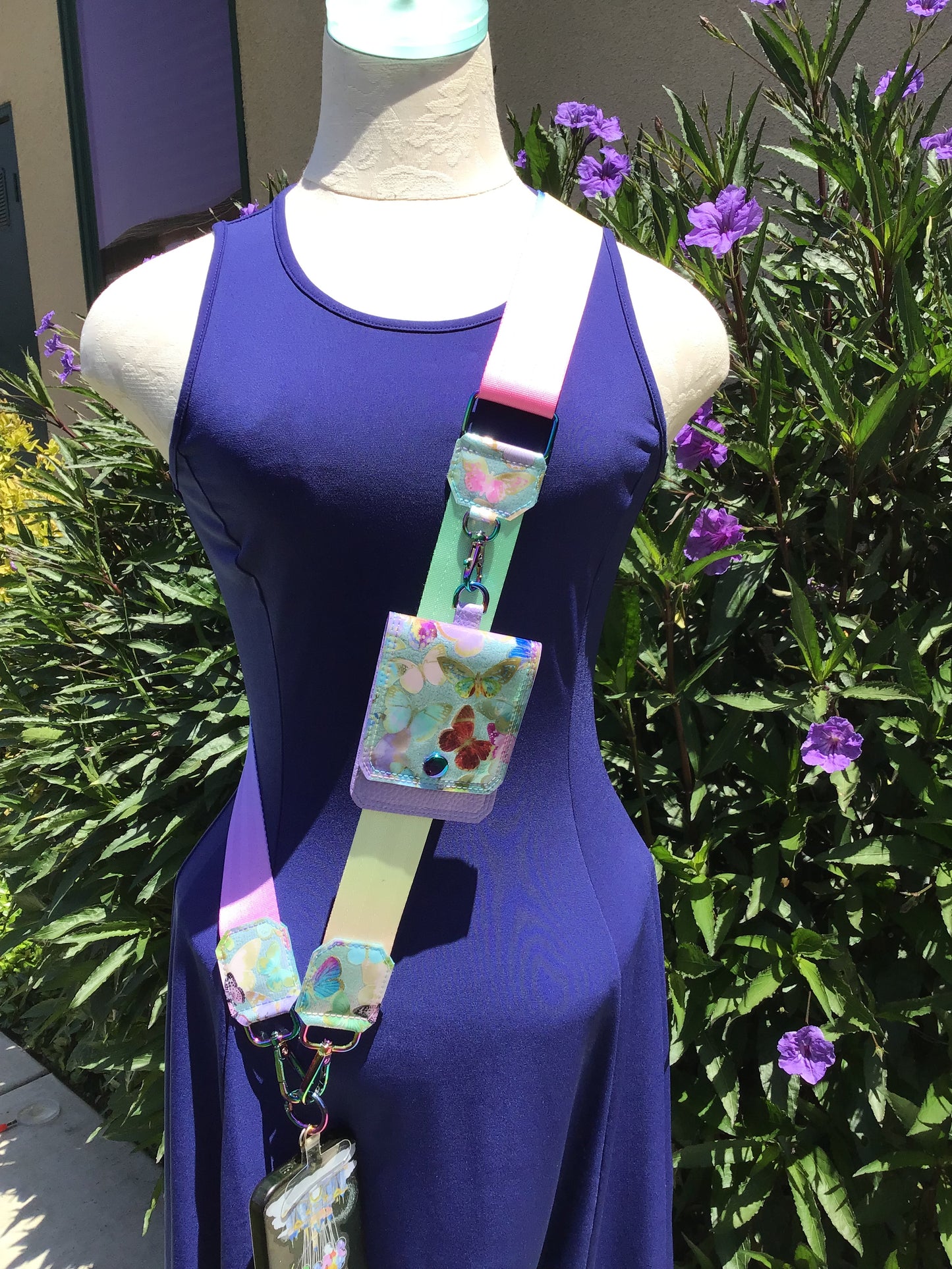 Butterfly Cell Phone Sling with Wallet