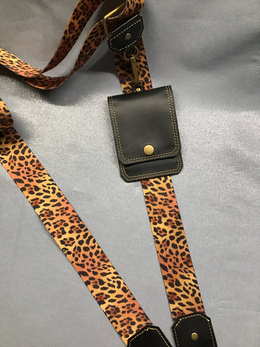 Wild Cat Cell Phone Sling with Wallet