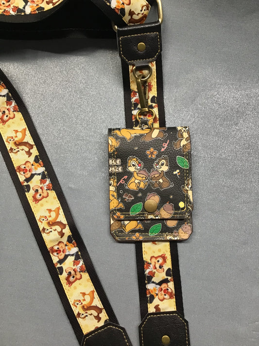 Chipmunk Pals Cell Phone Sling with Wallet