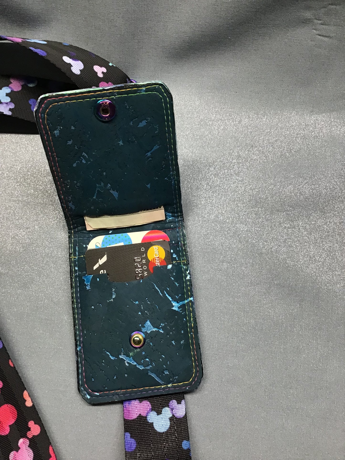 Teal Dreams Cell Phone Sling with Wallet