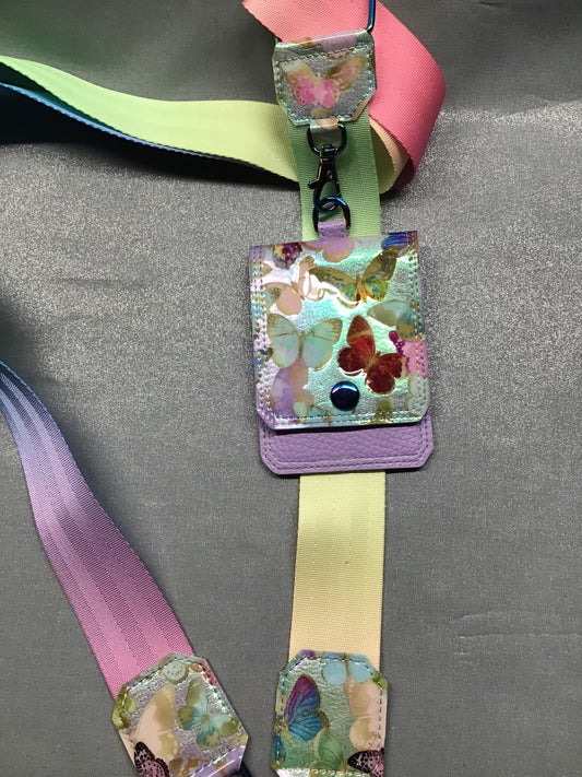 Butterfly Cell Phone Sling with Wallet