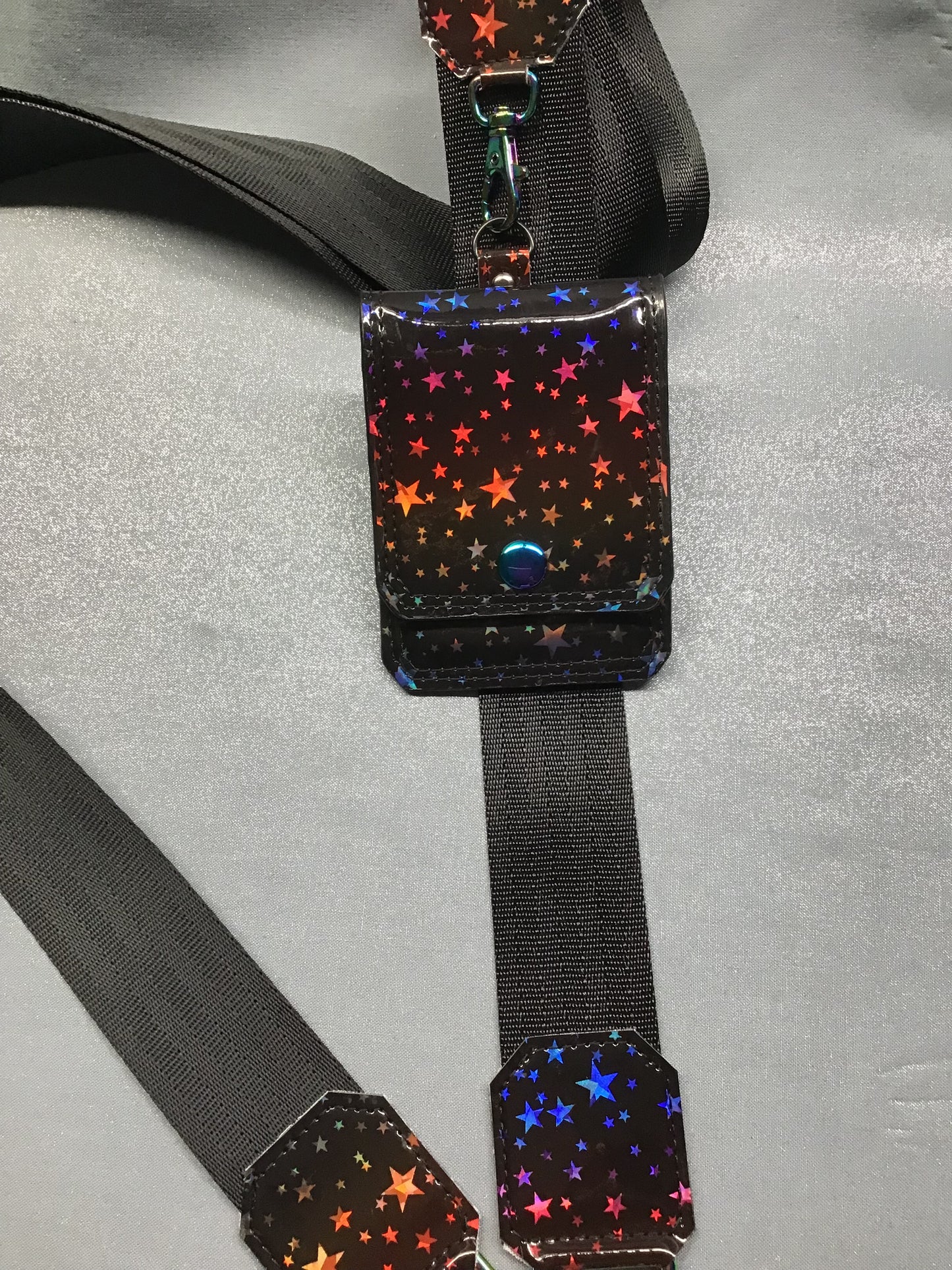 Rainbow Stars Cell Phone Sling with Wallet