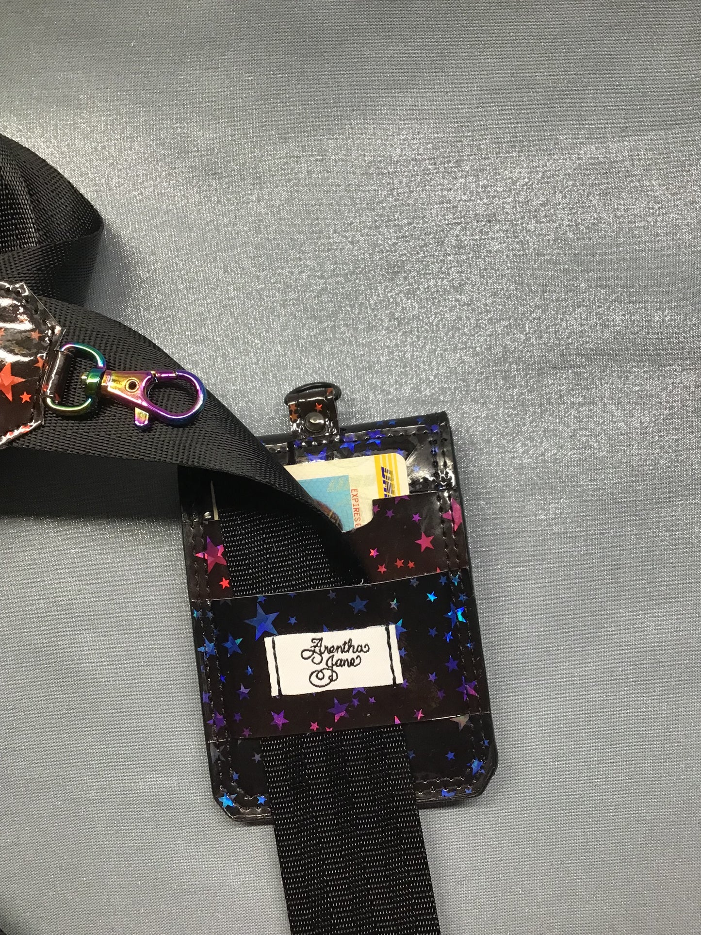Rainbow Stars Cell Phone Sling with Wallet