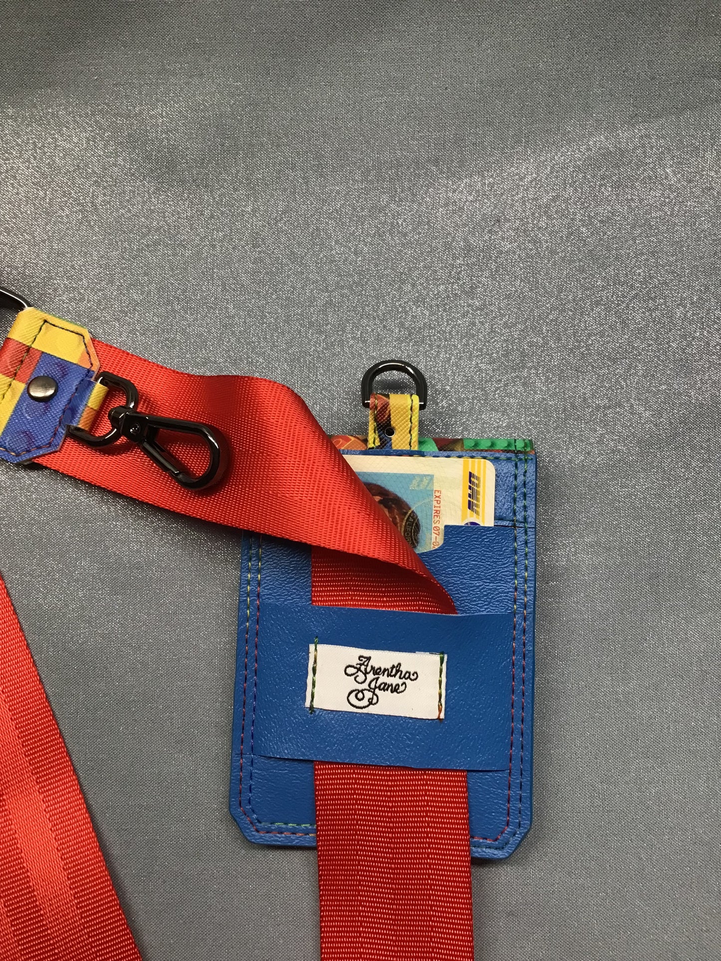 Building Blocks Cell Phone Sling with Wallet