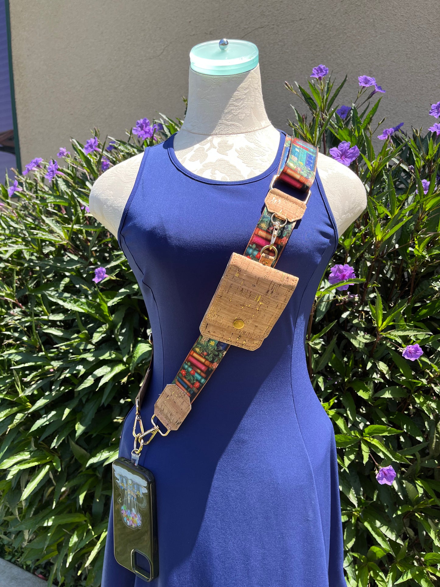 Bookish Cell Phone Sling with Wallet